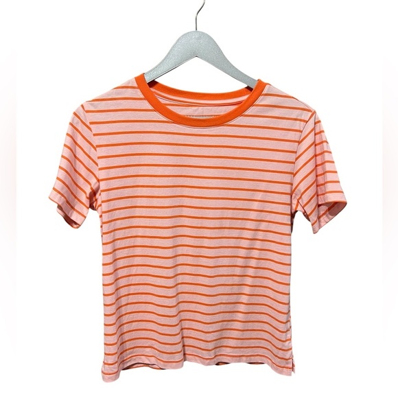 🟣Free Assembly Organic Cotton Striped Tee – Size XS - Picture 1 of 4